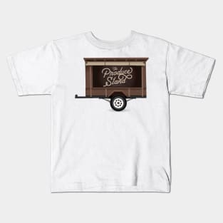 The Produce Stand Podcast Image Kids T-Shirt